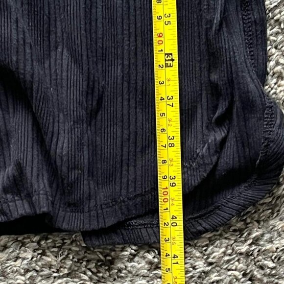 Vitamin A Organic Rib West Black Maxi Dress with a Relaxed Fit, Size 6 - Picture 6 of 8